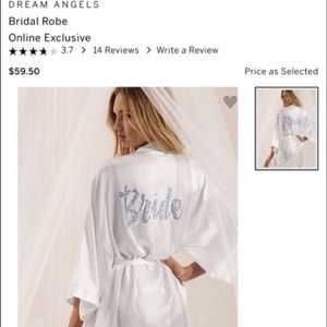 Victoria secret bridal robe